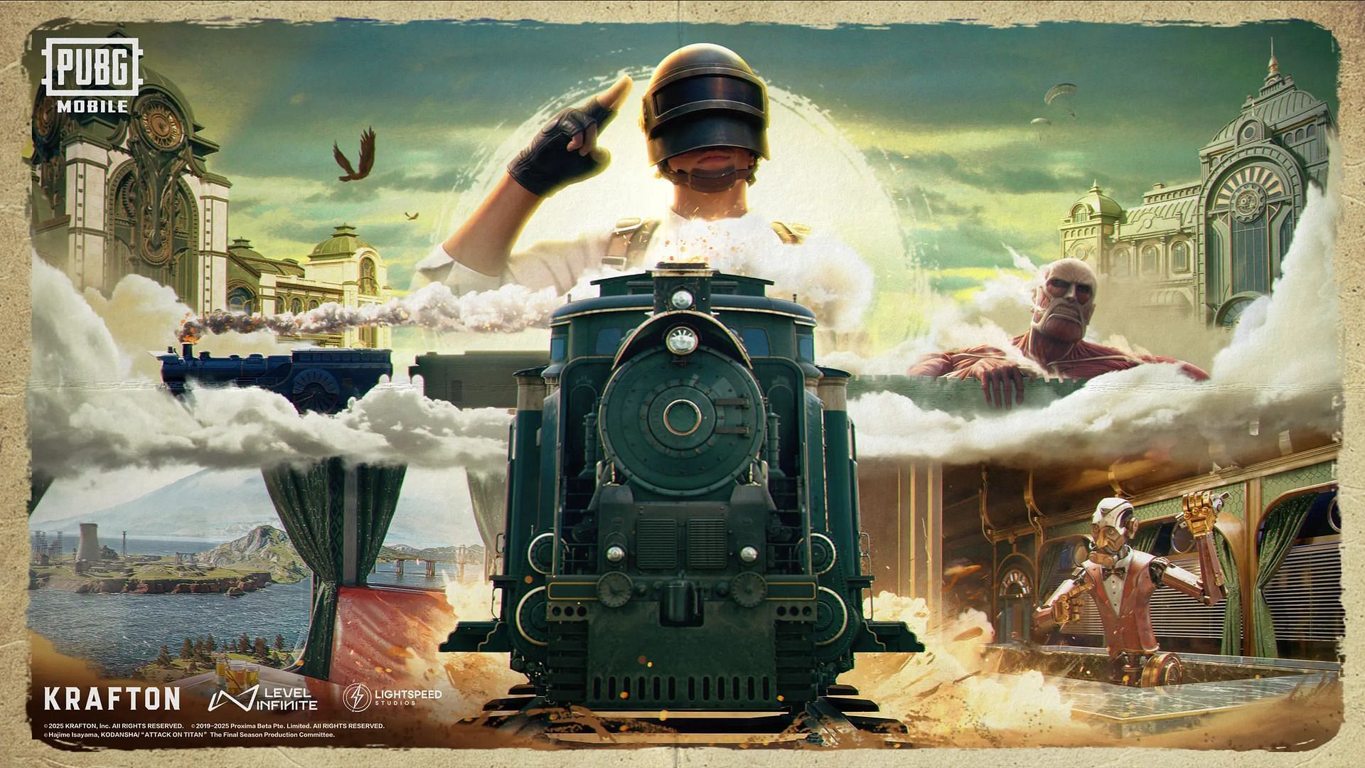 The PUBG Mobile 3.8 update has brought the Steampunk Frontier mode (Image via Tencent Games)